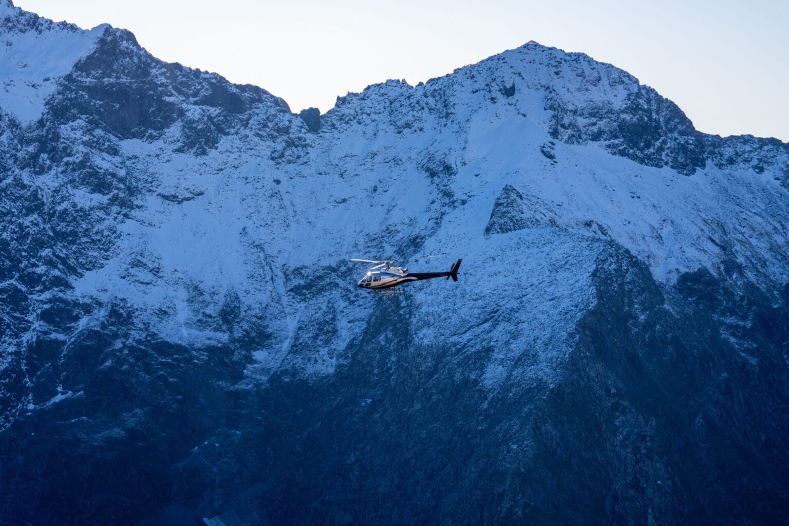 Flying high in the mighty mountains