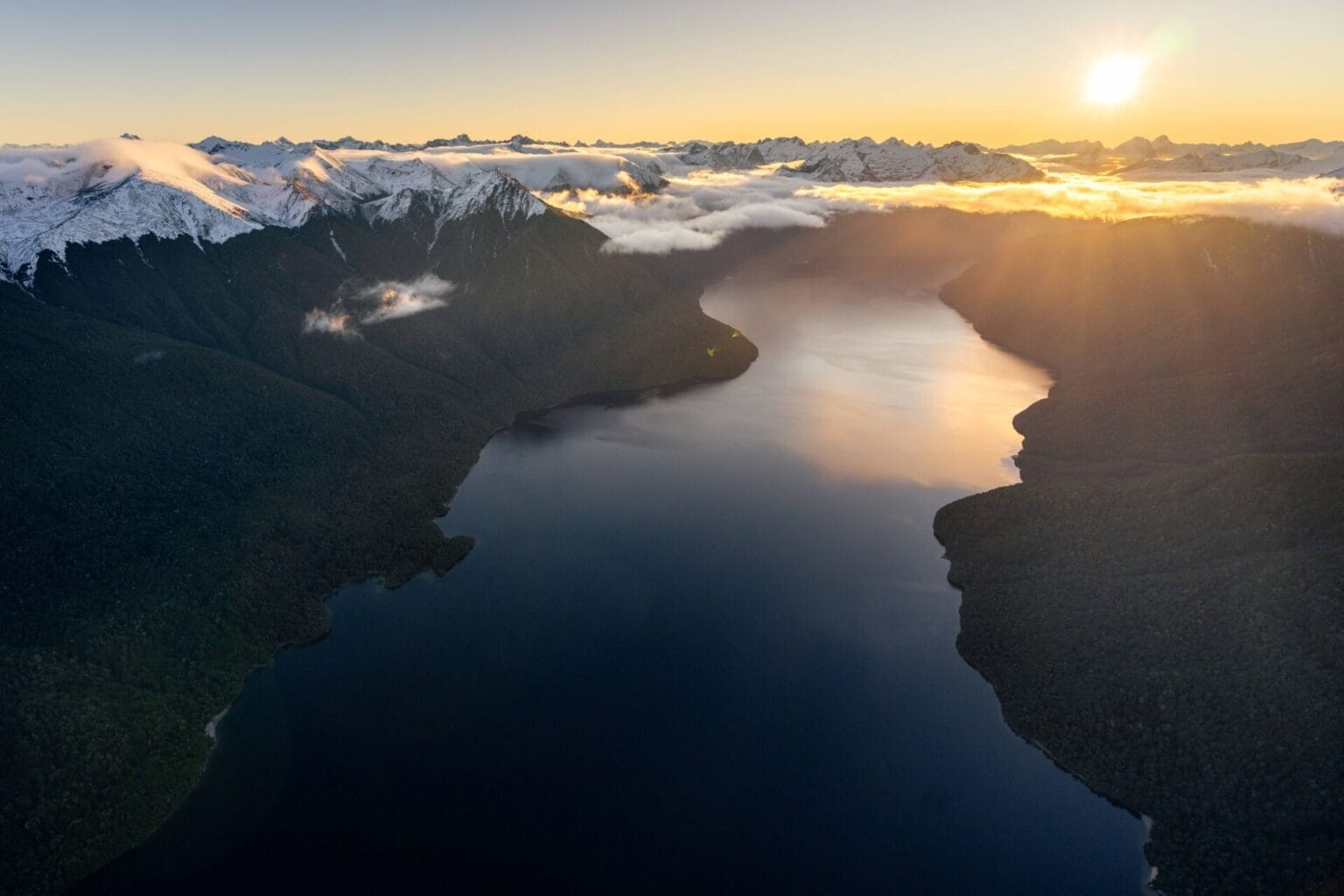 Golden hour in paradise